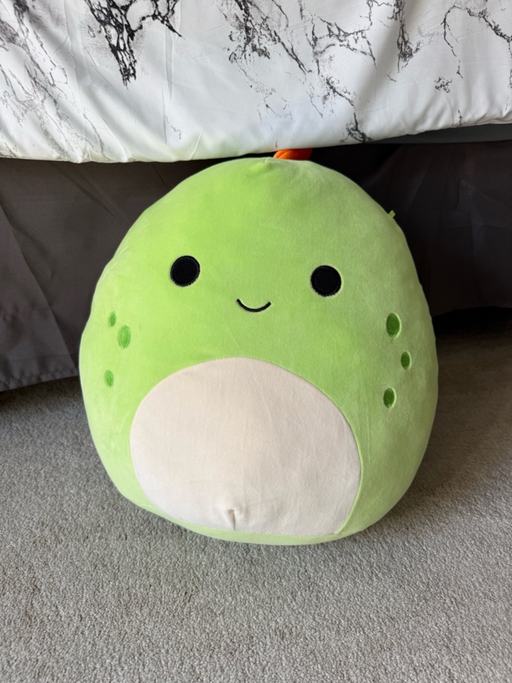 Squishmallows Green and Cream Dinosaur Plush